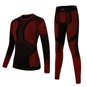 Meetwee Wu12-red-m Thermal Underwear For Women Long Johns Ski Cold Weather Gear Set Base Layer