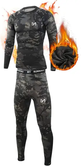 Meetyoo 313096286235 Thermal Underwear For Men Winter Gear Long Johns Base Layer Top And Bot