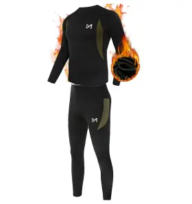 43528-116555 Meetyoo Thermal Underwear For Men Winter Gear Long Johns Base Layer Top And Bottom S