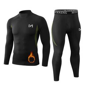 Meetyoo Myus-u53001xl Thermal Underwear For Men Winter Gear Long Johns Base Layer Top And Bottom S