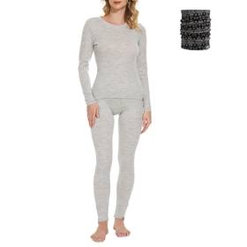 Merinnovation 22aw16524 Women S Merino Wool Base Layer Set Thermal Underwear 100%