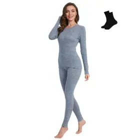 88900353 Merinnovation Merino Wool Base Layer Set For Women 100% Thermal