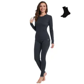 88900355 Merinnovation Merino Wool Base Layer Set For Women 100% Thermal Underwear Sets