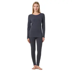 Mt5770-dyca Merino Protect 100% Wool Base Layer Womens Set Heavyweight Thermals Odor Resistance U
