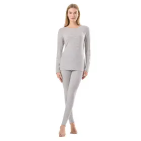 Mt5781-dyca Merino Protect 100% Wool Base Layer Womens Set Heavyweight Thermals Odor Resistance U