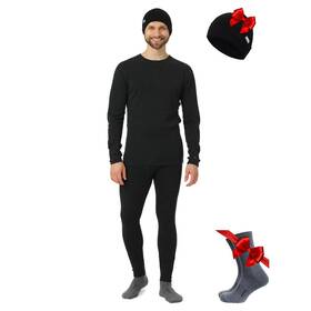 Merino.tech 895261820803 Wool Base Layer Mens Set - Heavyweight Midweight Lite Th
