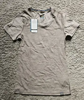Meriwool 191314036981 190 Lightweight Tee Shirt Womens Size Xs Color Khaki
