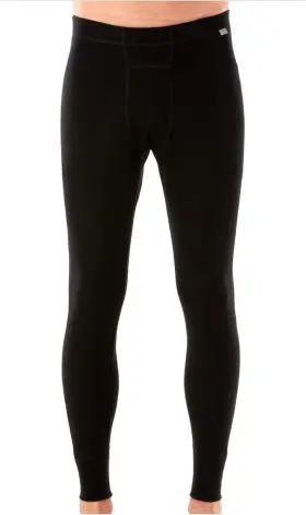 Meriwool 849344059677 Mens Base Layer 100% Merino Wool Thermal Pants Size Xl Black 240g