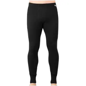 Mc-7167579 Meriwool Mens Base Layer 100% Merino Wool Heavyweight 400g Thermal Pants Black