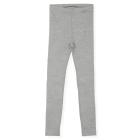 Mc-7354677 Meriwool Kids Unisex Thermal Bottoms Lightweight Merino Wool Base Layer Gray