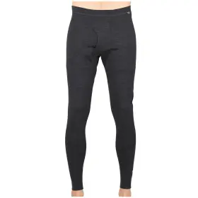 Men-leg190-xl-chgry Meriwool Men S Base Layer Bottoms - Lightweight Merino Wool Thermal Pants Gray