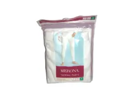 Merona 490400402168 Mens Thermal Pants Long Johns White M 32-34 New