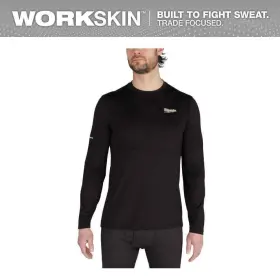 403b-xl Milwaukee 045242809882 Men S X-large Black Workskin Crew Neck Base Layer