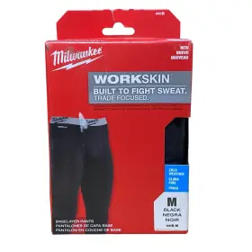 441b-m Milwaukee Mens Medium Black Workskin Thermal Underwear Base Layer Pants