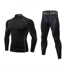 Minghe 752271142421 Mens Premium Thermal Base Layer Set Winter Sport Mock Neck Comfort