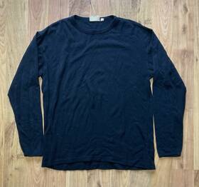 Minus33 707xl Minus 33 Superfine Merino Wool Men S Large Black Long Sleeve Shirt Flawed