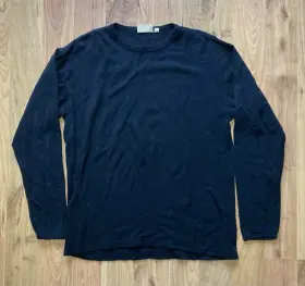 707xl Minus33 Minus 33 Superfine Merino Wool Men S Large Black Long Sleeve Shirt Flawed
