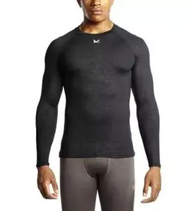 Mission 813600025461 Vaporactive Warmth Crew Base Layer Black Shirt 3xl Xxxl New-e