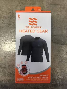 Mobile Warming 078928653165 Mens Heated Primer Base Layer Shirt Size 2xl