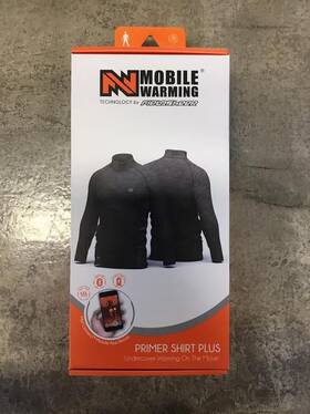 Mobile Warming 648609590319 Mens Primer Plus Heated Shirt Size Xl