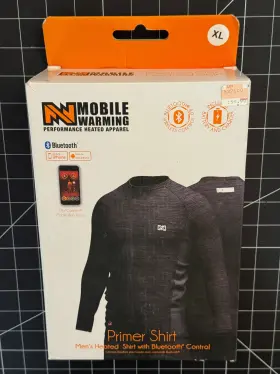 Mwj19m03-01-05 Mobile Warming Xl Mens Heated Primer Base Layer Long Shirt Fieldsheer Bluetooth