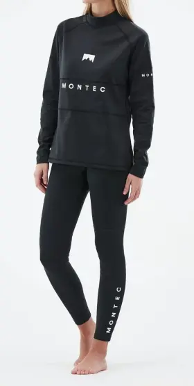 Fw240702-m Montec H096803 Alpha W Base Layer Pant Black Medium