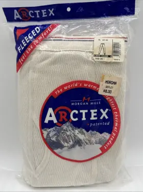 Morgan 043935319274 Vintage Mills Arctex Mens Fleeced Thermal Xl Long Johns Pants 42-44 New