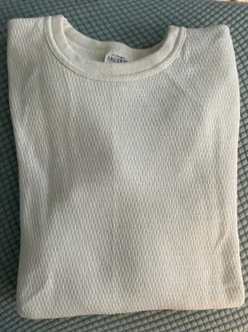 Morgan Mills 043935220686 Nos Vintage Mills- Size M- Arctex Long Sleeve Fleeced Thermal Shirt