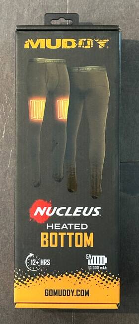 Muddy 888151071250 Outdoors Mens Nucleus Heated Base Layer Pants Brown Clay Xl