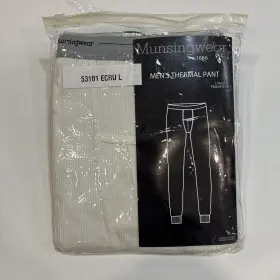 Munsingwear 744275385782 New Vintage Rare Mens Thermal Long John Pant Brief Underwear Large