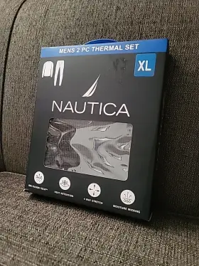 Slbnt1713135 Nautica Nib Mens 2 Pc Thermal Set - Size Xl