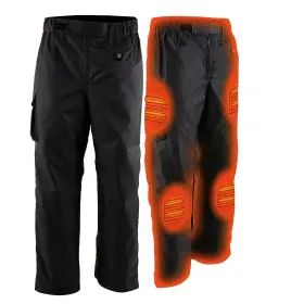Nexgen Heat 192359103300 Mpm5715set Men Black Winter Thermal Heated Pants For Ski And Riding With Recharg