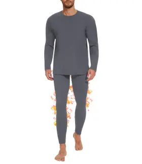 Mnyus932o928sdg2xl Obfun Thermal Underwear For Men Long Johns Set - Fleece Lined Base Layer Cold W