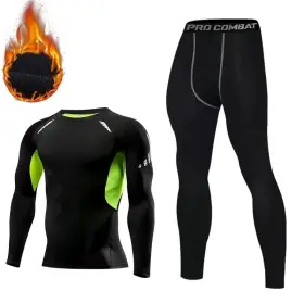 Xy-009 Onestop-stores Winter Thermal Underwear For Men Keep Warm Long Johns Base Layer Sports Fitness