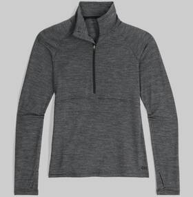 Outdoor Research 727602337500 Nwt Womens Alpine Onset Merino 150 Half Zip Base Layer Xl Top
