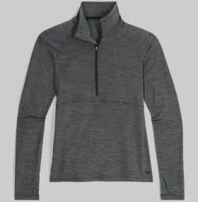 Outdoor Research 727602337500 Nwt Womens Alpine Onset Merino 150 Half Zip Base Layer Xl Top