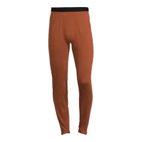 Ozark 058185885028 Trail Men S Merino Wool Blend Base Layer Bottoms Xxl 44-46 Cognac Brown