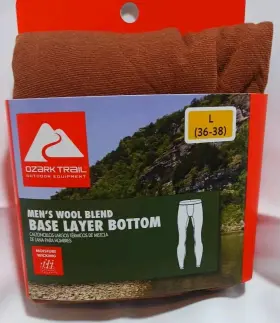 Ozark 058185885059 Trail Base Layer Bottom Brown Lg