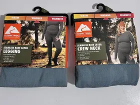 Ozark Trail 629075154465 Set Women S Seamless Thermal Base Layer Shirt Leggings Xl Hunting