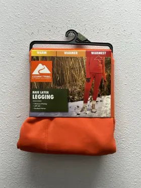 Ozark Trail 629075154649 Womens Size Xl Base Layer Legging Thermal Bottoms Warmest Coral