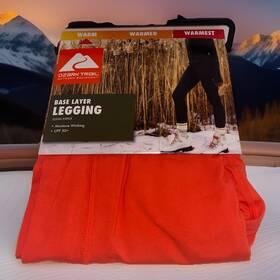 Ozark Trail 629075154991 Base Layer Bottoms Womens Size Med Coral Leggings Long Johns New