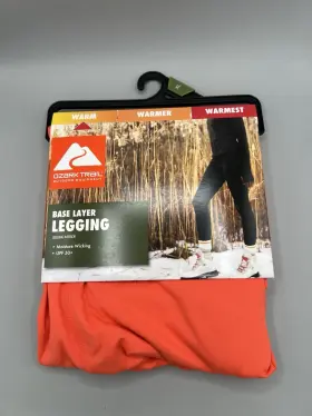 Ozark Trail 629075155073 Womens Size Xl Base Layer Legging Thermal Bottoms Warm Coral