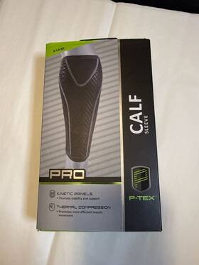 P-tex P-texc200 P-tex Pro Calf Sleeve With Kinetic Panels And Thermal Compression - X-large