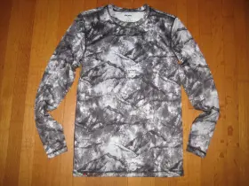 Pajar 629075059081 New Gray Camo Fleece Crew Neck Top Mens Small Nwt