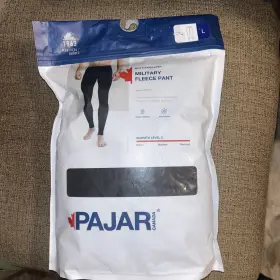 Pajar 629075110416 Black Baselayer Stretch Military Fleece Pants Mens Large
