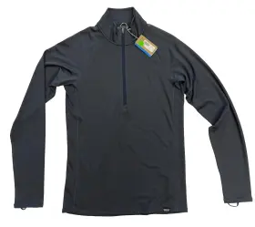 Patagonia 194187595203 109 Capilene Base Layer Top Nwt Size S Mens 1/2 Zip Midweight Blue