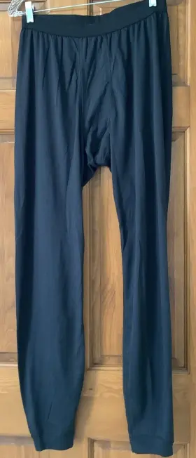 44292 Patagonia Mens Capilene Midweight Base Layer Bottoms Pant Black Size Large Nwt