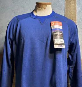 44422 Patagonia 44425 Capilene Midweight Crew Long Sleeve Base Layer Mens L New Tags