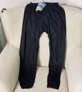 Patagonia 715353367068 Mens Capilene Midweight Base Layer Bottoms Black Sz Large - New