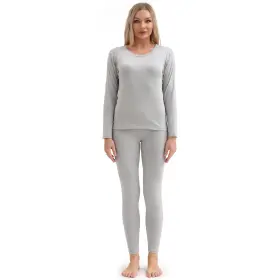 Pisiqi 792966158238 Thermal Underwear Women Ultra-soft Long Johns Set Base Layer Skiing Winter Wa